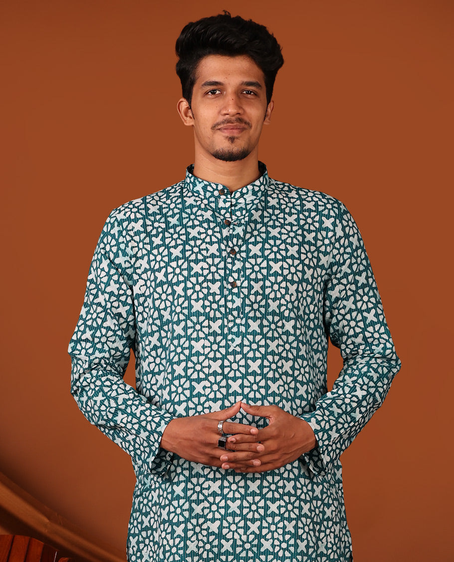 Blue Men's Kurta
