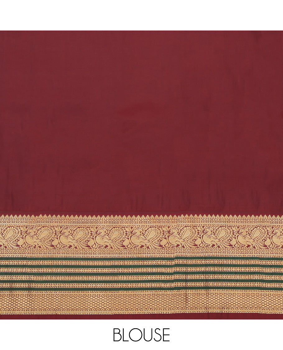Violet Budget Silk Saree