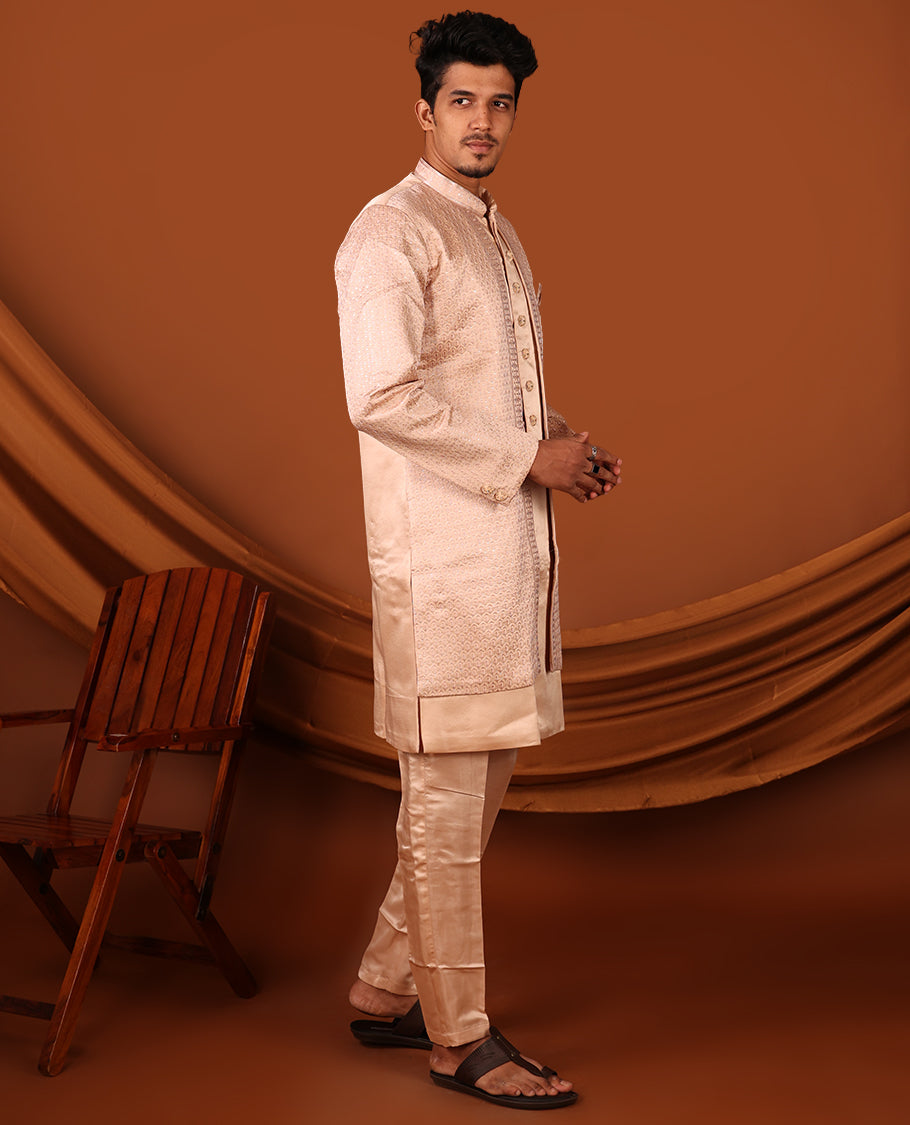 Sandal Plain Men's Kurta Set