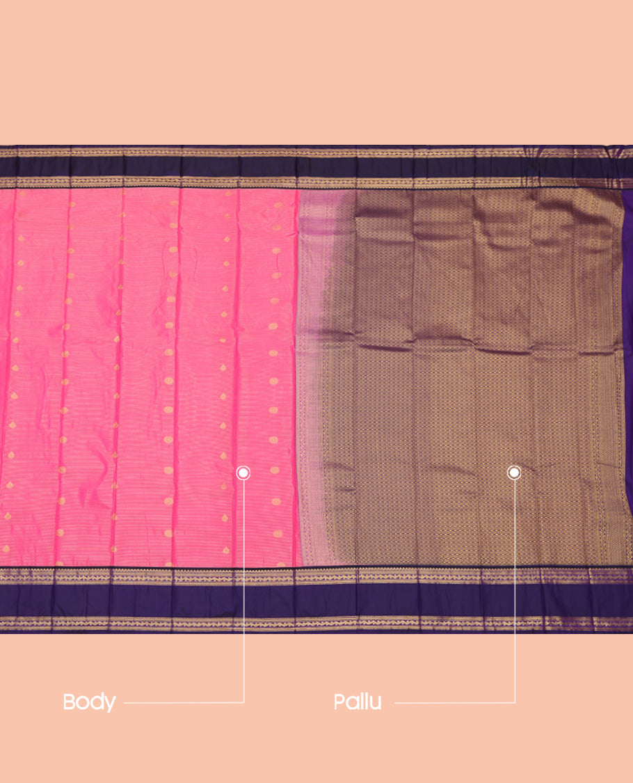 Pink Budget Silk Saree
