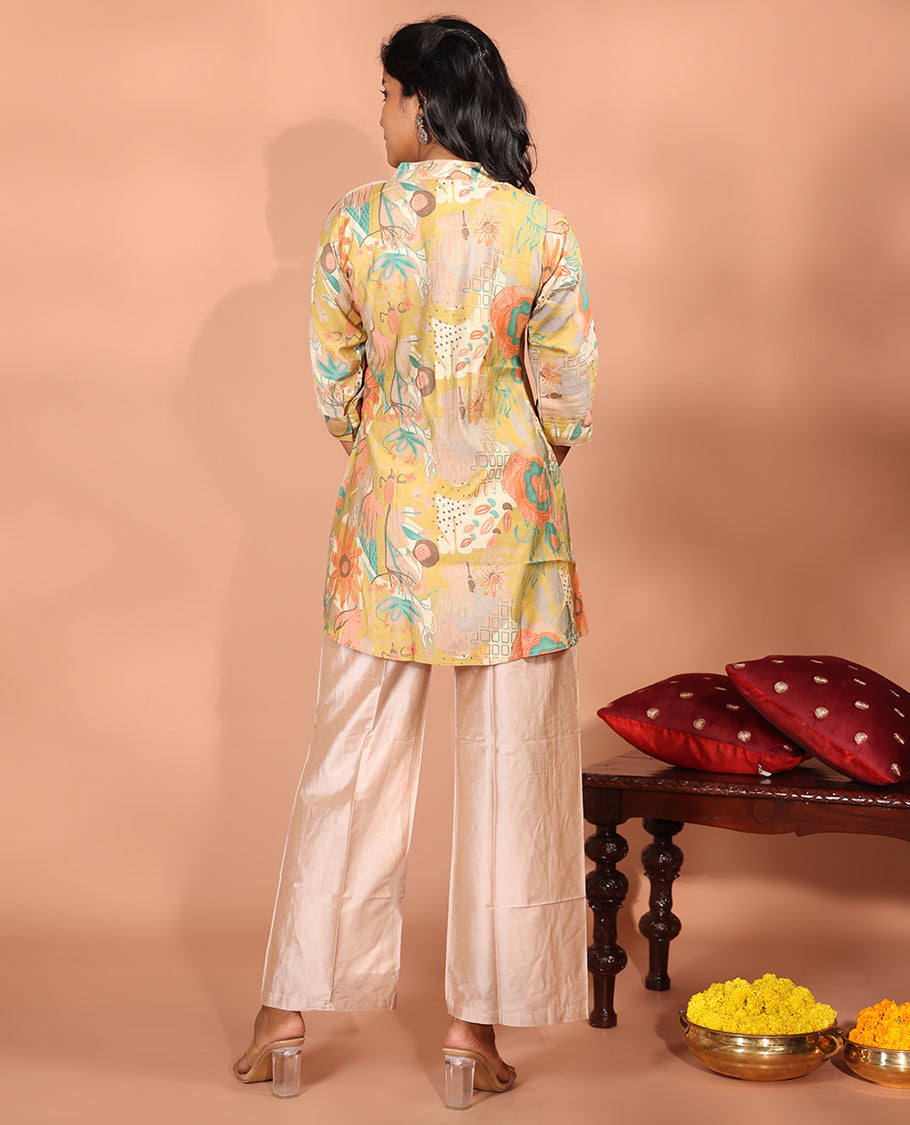 Multi-Color Vatican Readymade Short Kurti