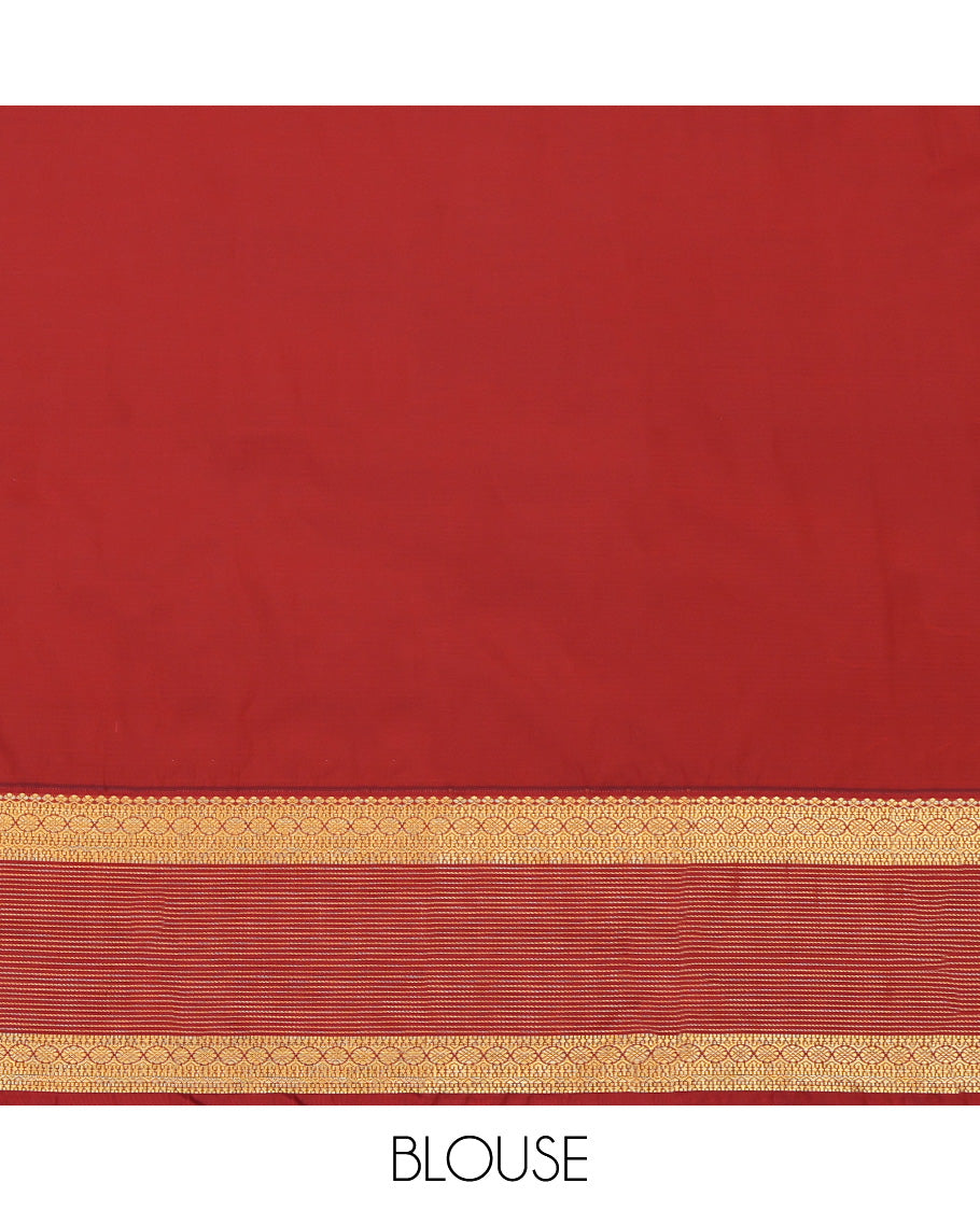 Orange Budget Silk Saree