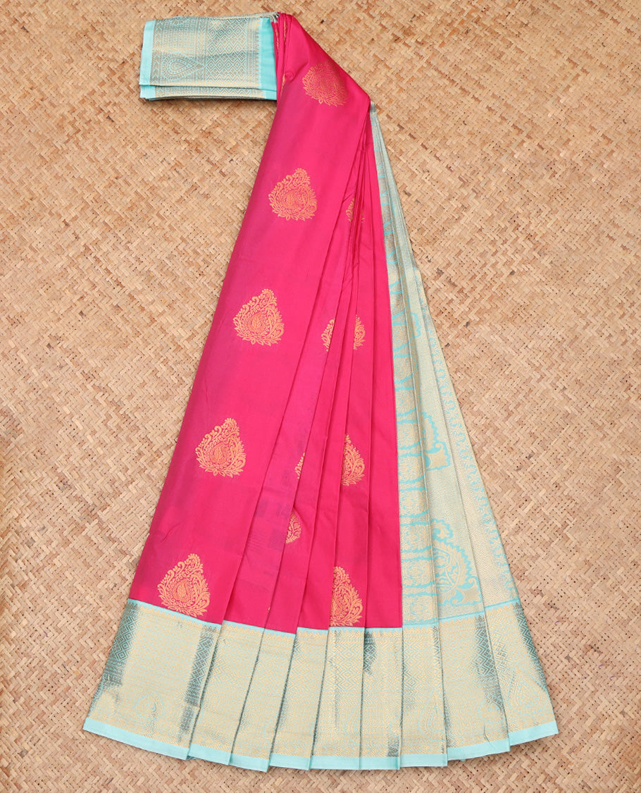 Pink Budget Silk Saree