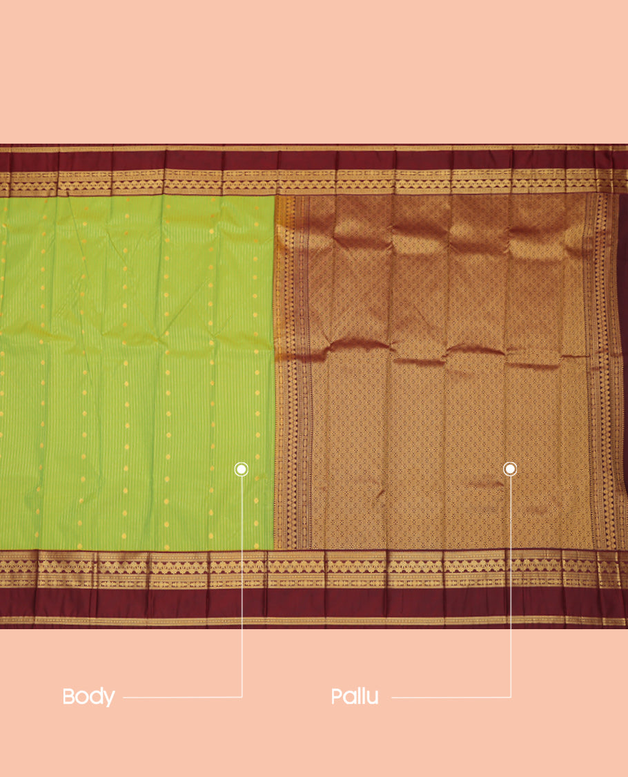 Green Budget Silk Saree