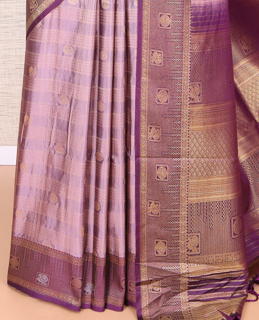 Pale Purple Budget Silk Saree