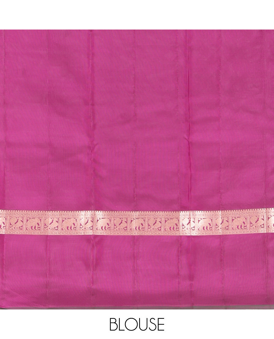 Magenta Vasundhara Lite Silk Mix Saree