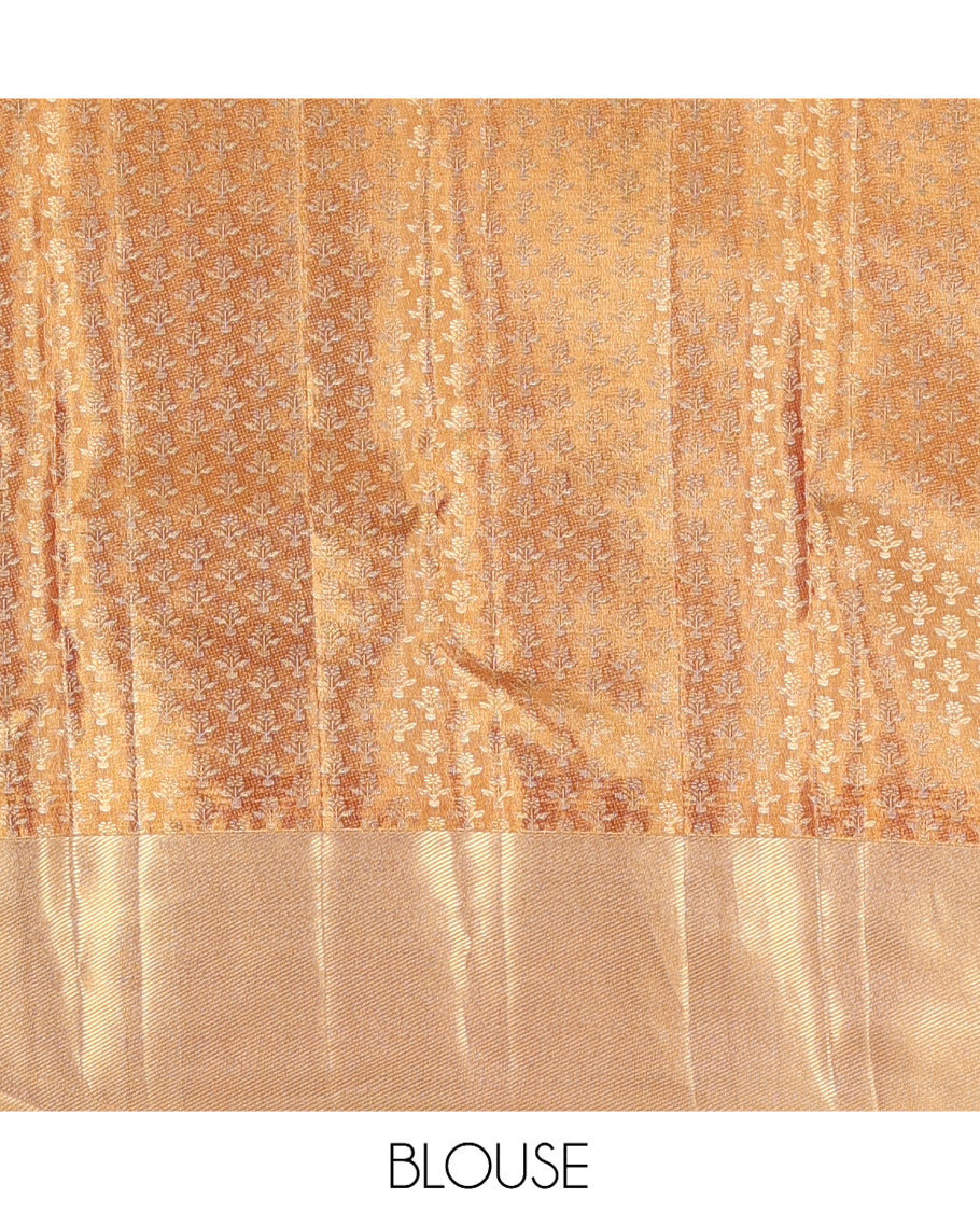 Gold Kanchipuram Tissue Silk Saree