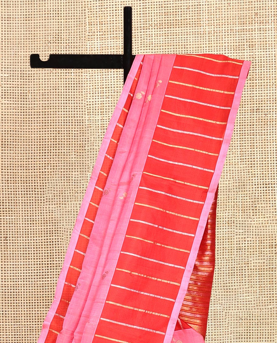 Pink Venkatagiri Silk Saree