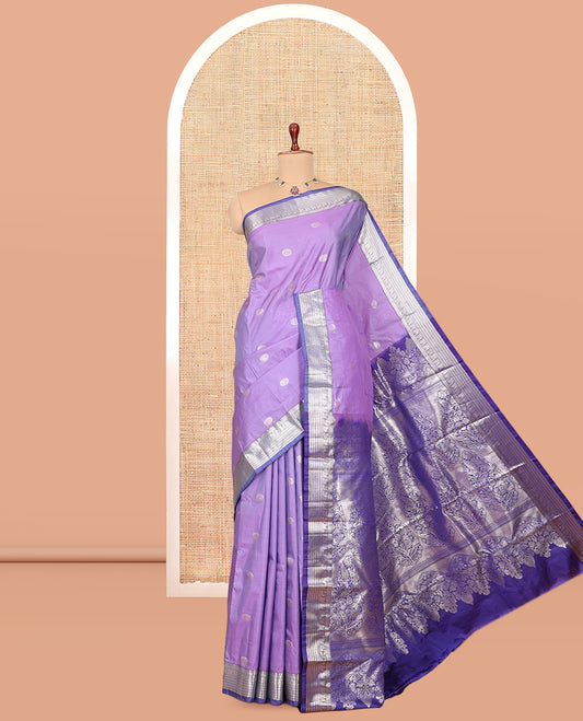 Lavender Budget Silk Saree