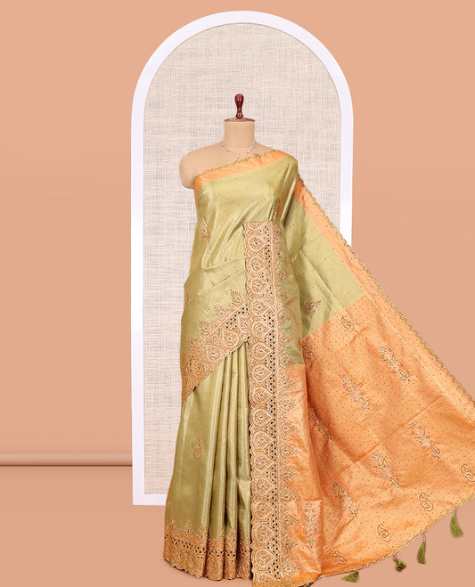 Green Mysore Silk Saree
