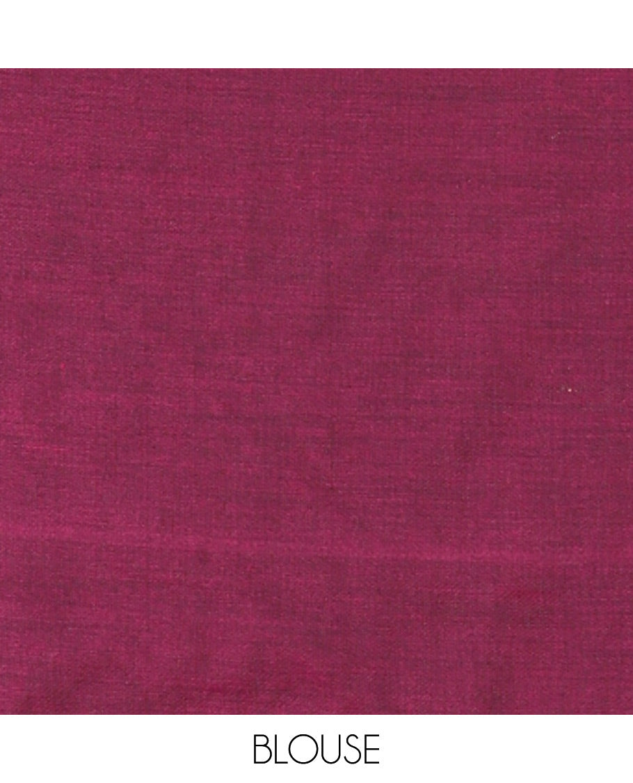 Borderless Purple Mul Cotton Saree, Subtly Sparkled With Big Sequins Work On Its Body, a Self-Pallu and Paired with a Matching Blouse