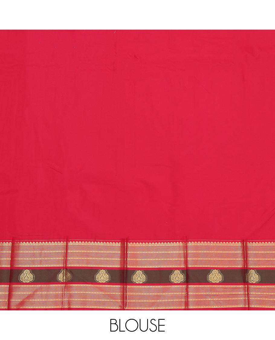Wine Budget Silk Saree