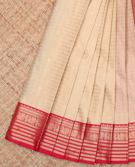 Light Sandal Budget Silk Saree