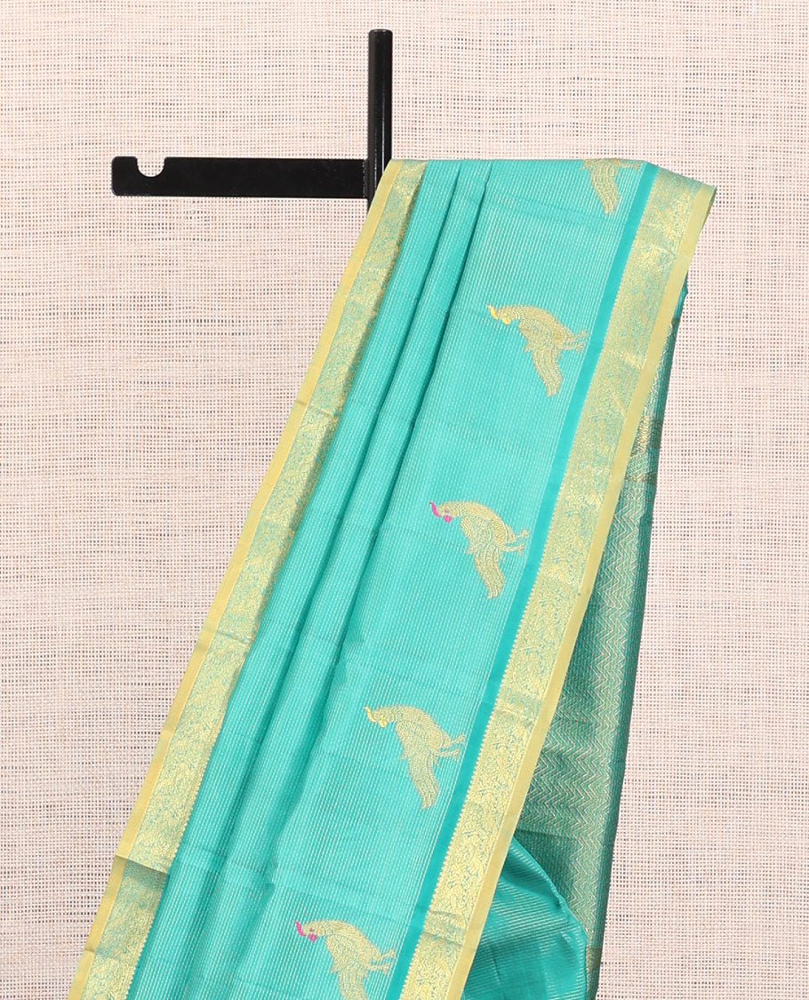 Blue Kanchi Silk