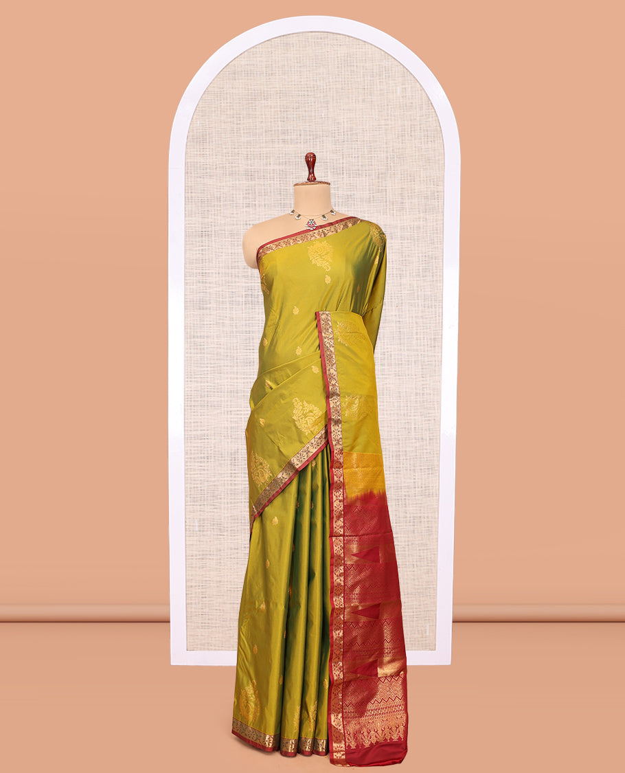 Green Budget Silk Saree