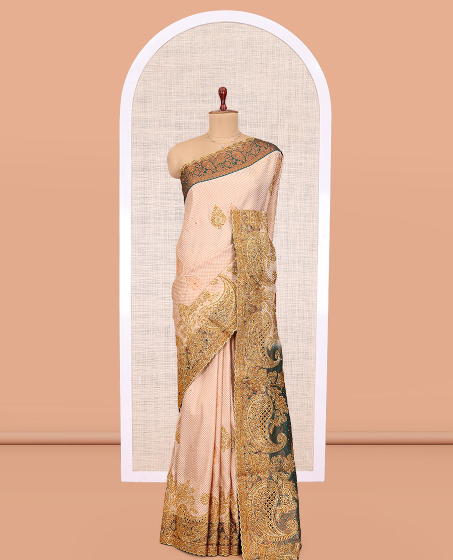 Sandal Mysore Silk Saree