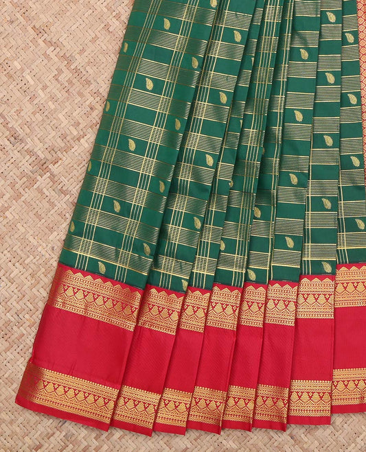 Green Budget Silk Saree