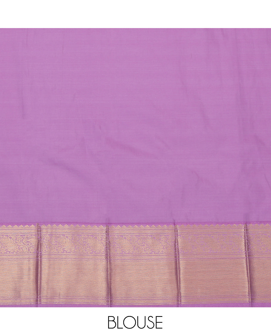 Turquoise Budget Silk Saree, Enriched with Zari Buttas and Checks, a Contrast Traditional Zari Border, Grand Pallu, and a Contrast Blouse