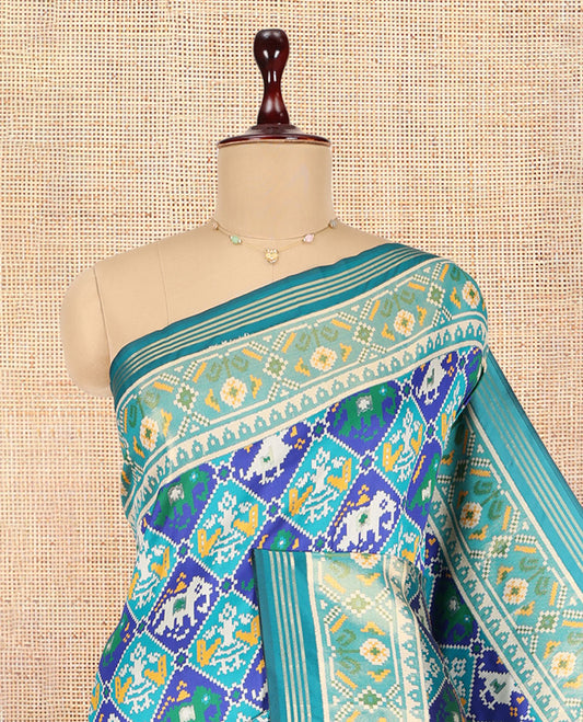 Blue Fancy Patola Saree