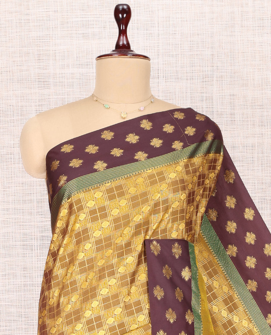 Mustard Budget Silk Saree