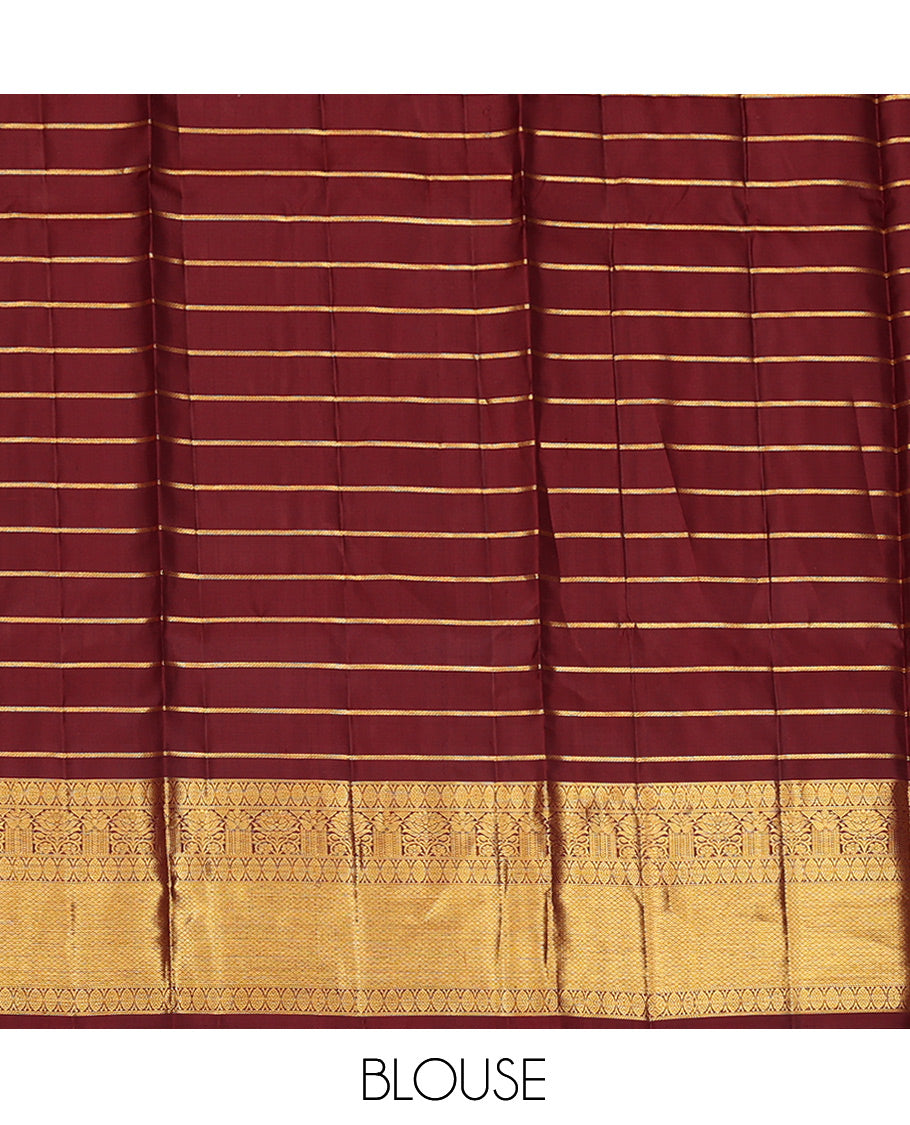 Pink Pure-Silk Half-Saree