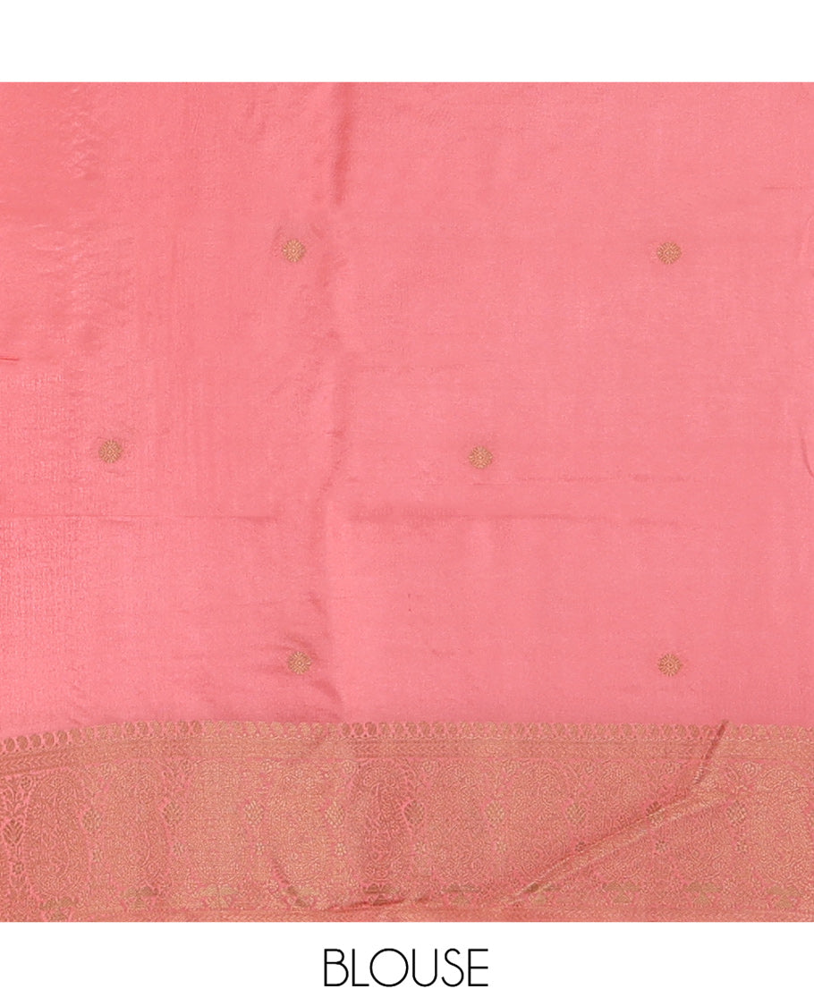 Sky Blue Fancy Mysore Silk Saree