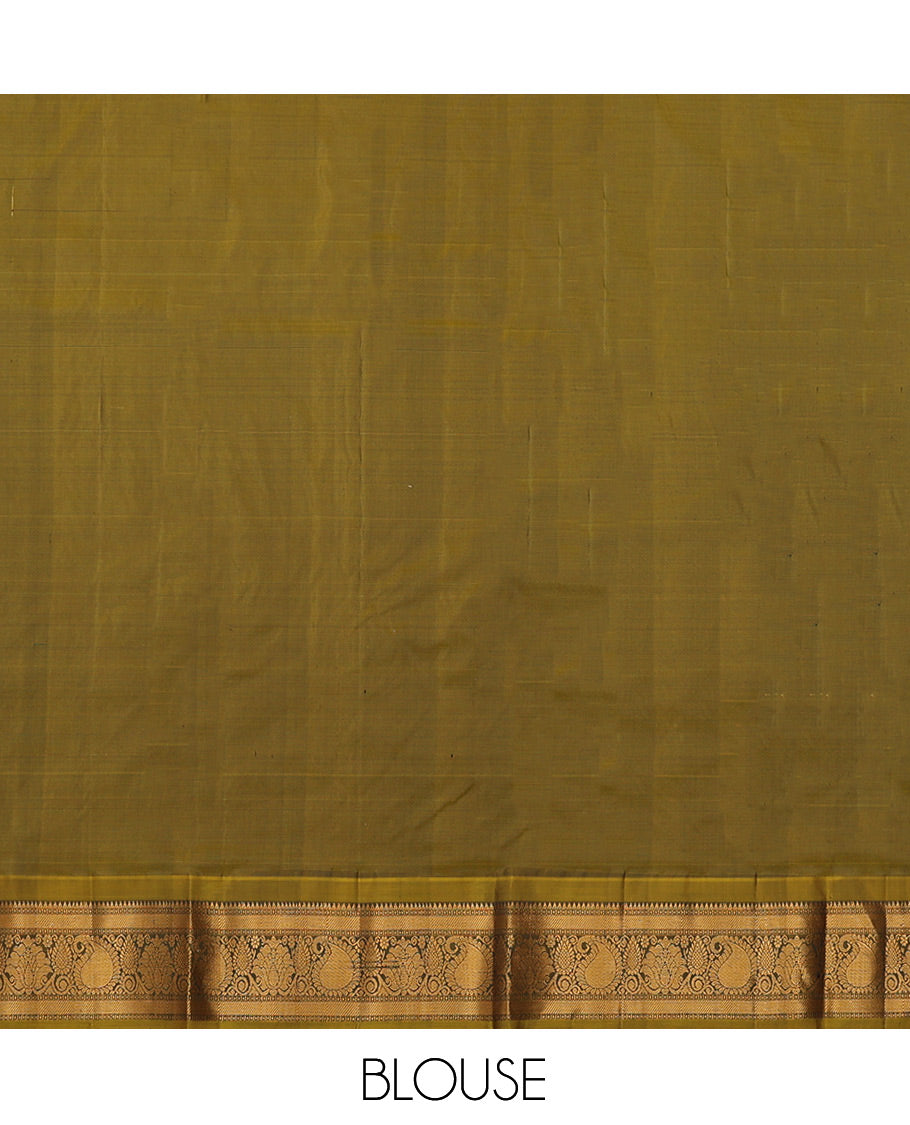 Black Pure-Silk Half-Saree