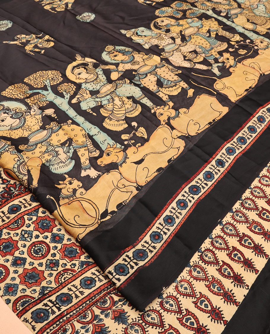 Black Modal Silk