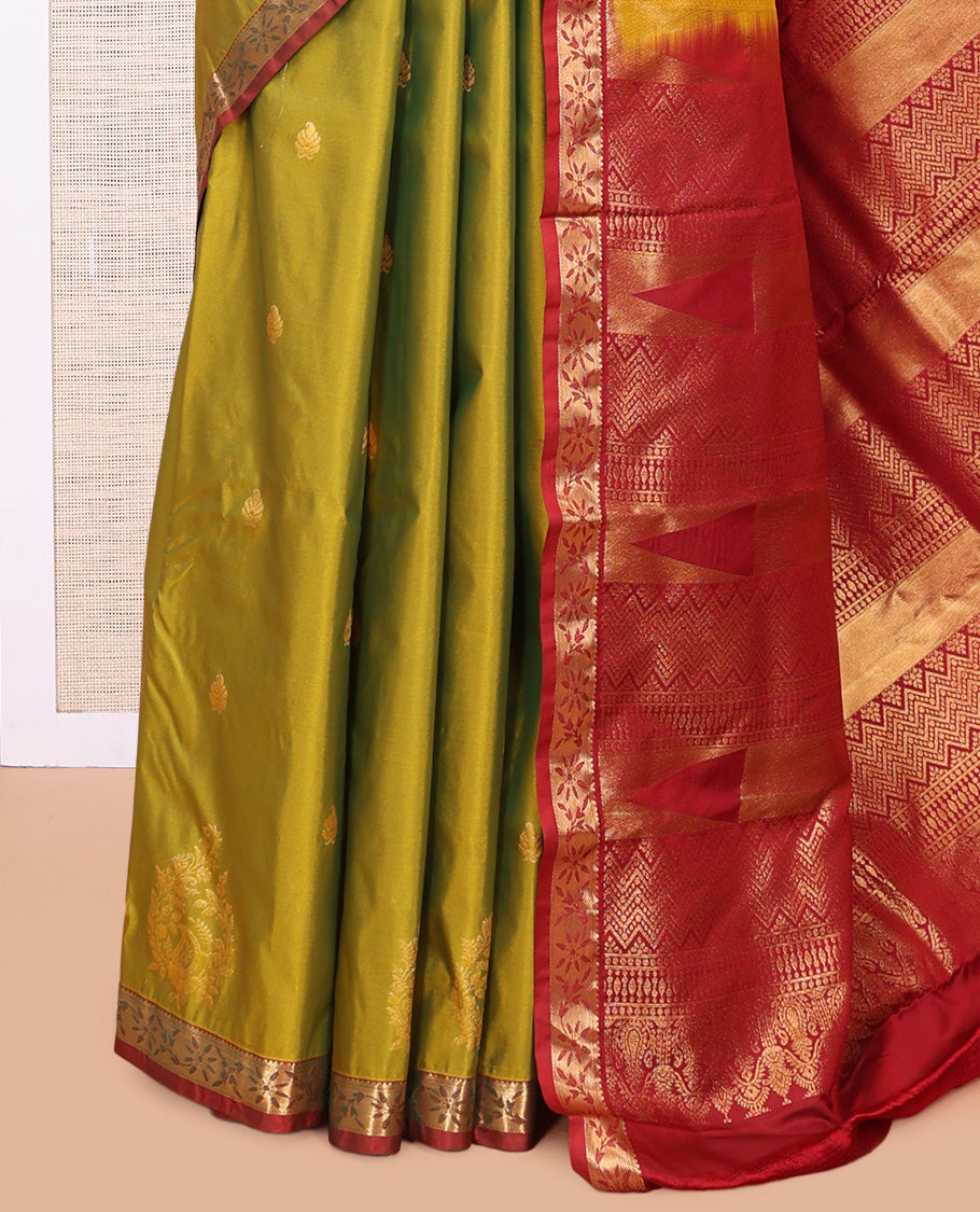 Green Budget Silk Saree