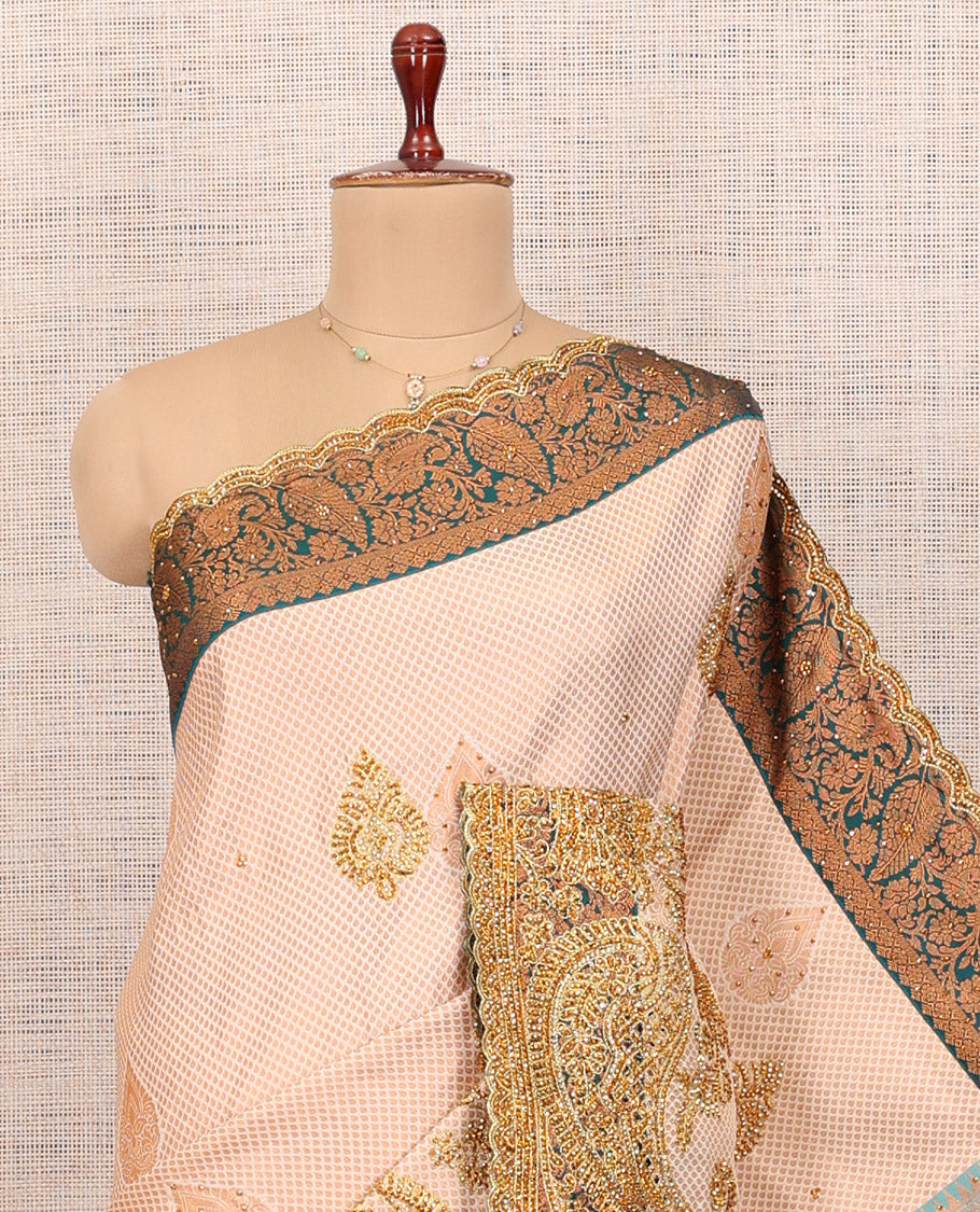 Sandal Mysore Silk Saree