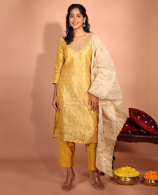 Yellow Tissue Readymade Suit