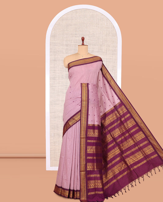 Pink Kalyani Cotton Saree