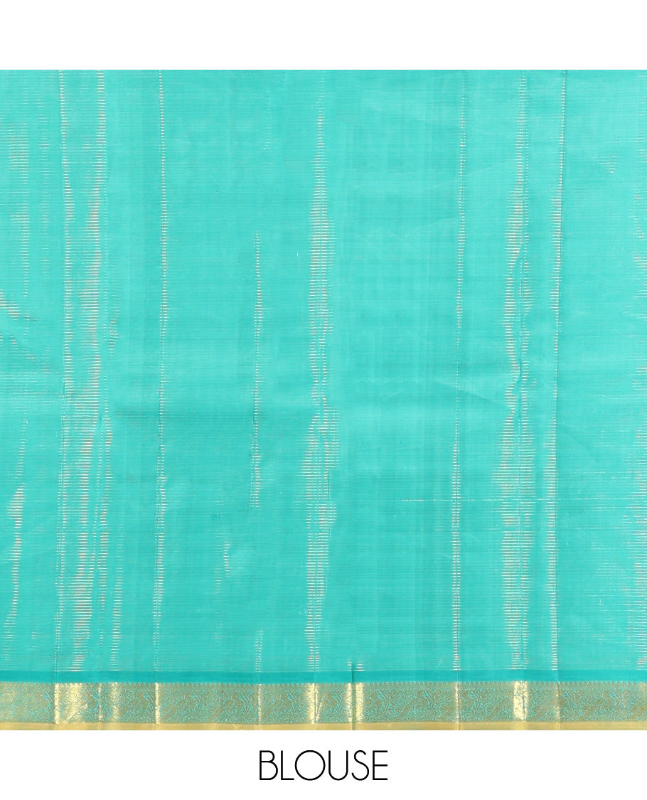 Blue Kanchi Silk