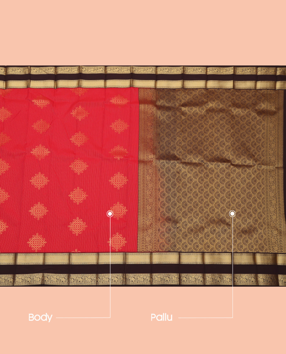 Red Budget Silk Saree