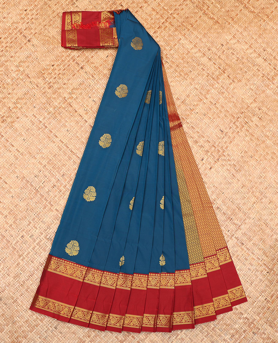 Blue Budget Silk Saree