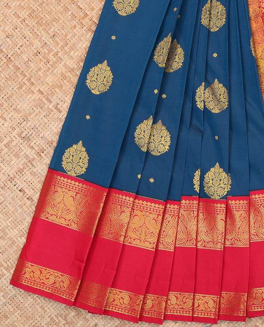 Blue Budget Silk Saree