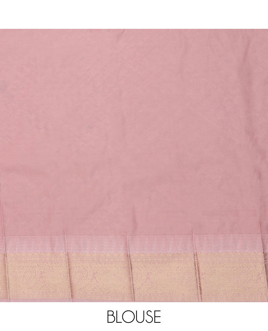 Maroon zari buttas gift saree, contrast traditional zari designs border, and jaal pallu