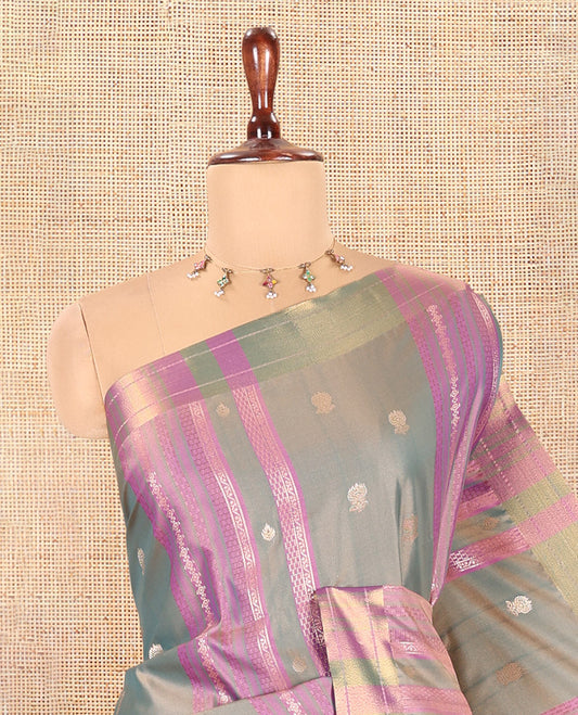 Rama Semi-Soft Silk Saree