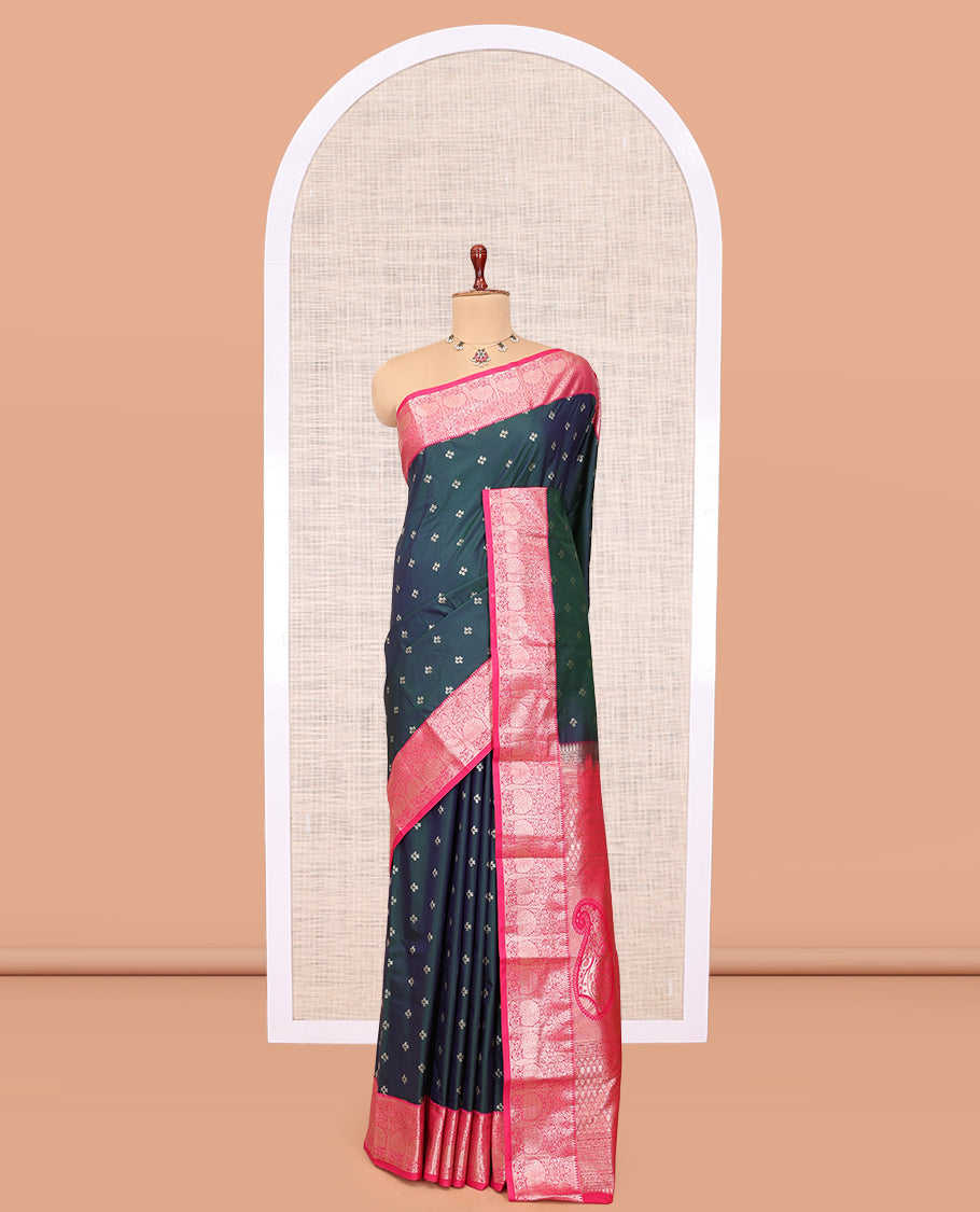 Blue Budget Silk Saree