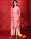 Pink Readymade Vatican Kurti