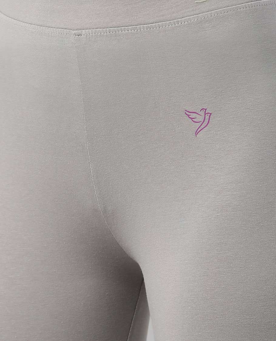 Polar smoke plain design Twin Birds Legging 