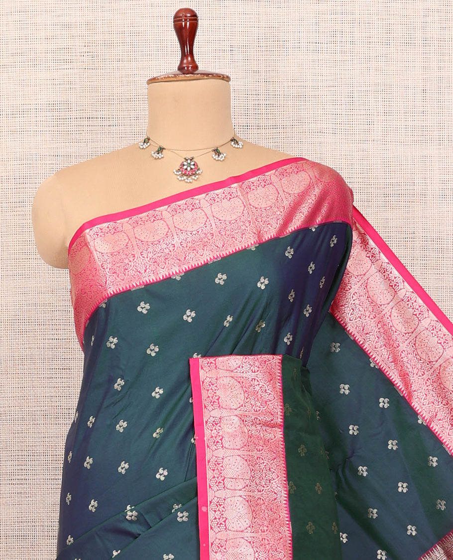 Blue Budget Silk Saree