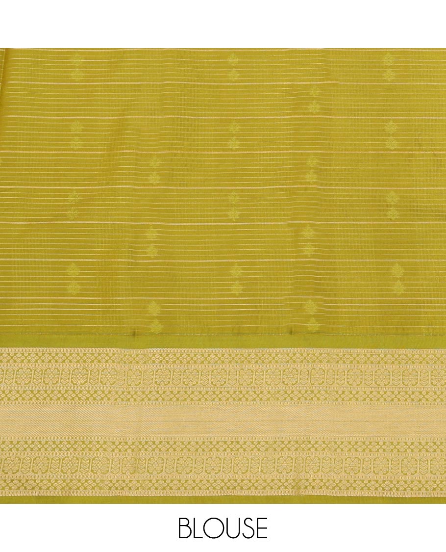 Burgundy Art Silk Pavadai Material Set, Featuring Zari Buttas Enclosed Checks All Over the Skirt, Complemented by a Contrast Traditional Zari Design Border, and Paired with a Contrast Blouse