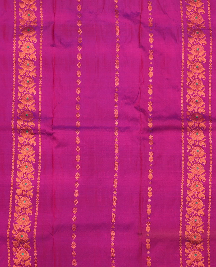 Pink Pure-Silk Half-Saree