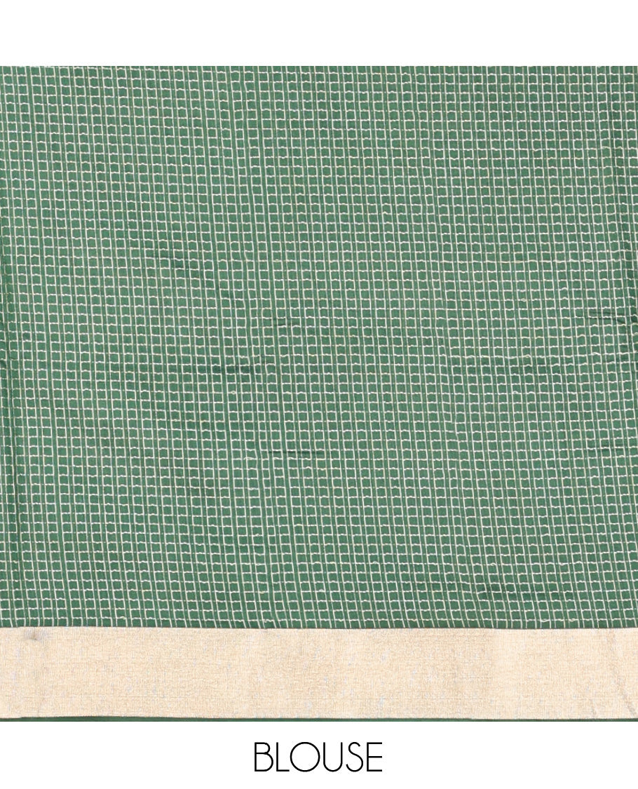 Green Assam Silk Saree