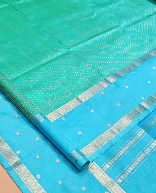 Blue Venkatagiri Silk Saree