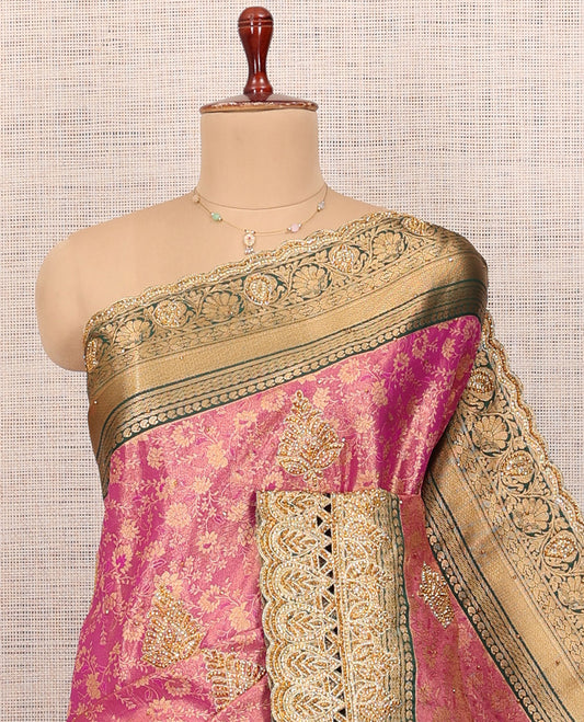 Purple Mysore Silk Saree