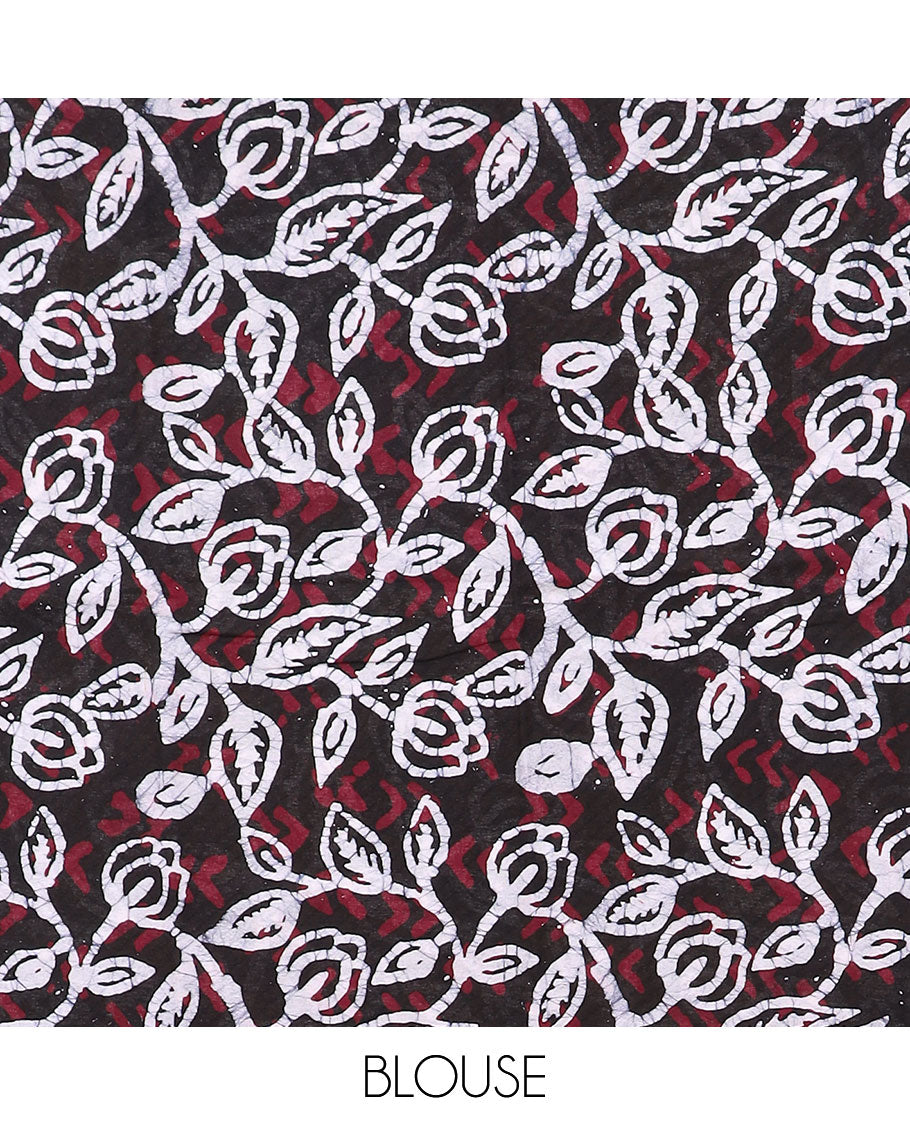 Maroon chettinad contton saree with contrast double pad rudraksh border