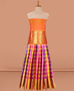Multi-Color Pure Silk Navarathna Pavadai Material Set