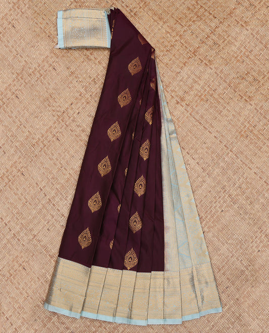 Brown Budget Silk Saree